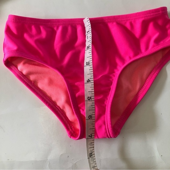 Bundle 3Pc Art Class Cat & Jack Tropical Bralette Pink Black Bikini Bottoms Set - Picture 8 of 10